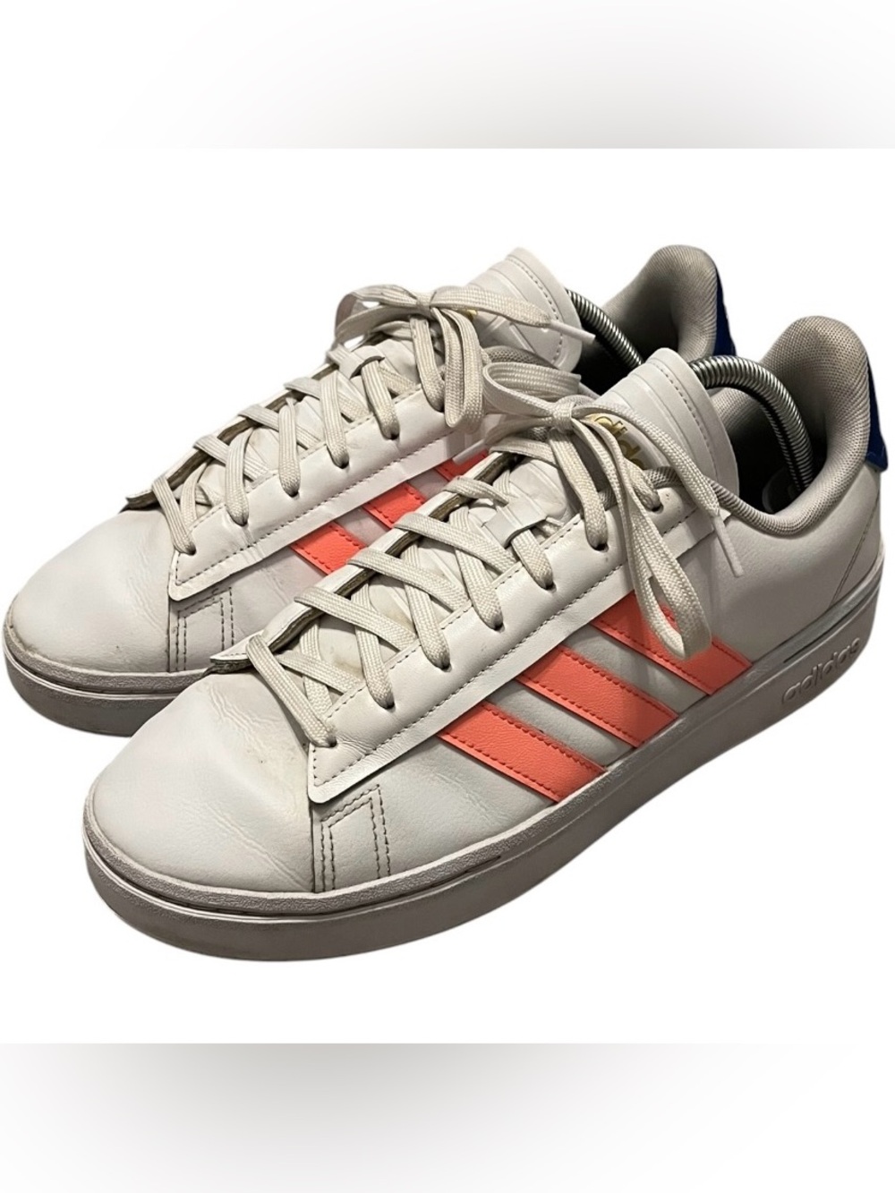 Adidas Grand Court‎ Alpha Sneakers Womens 11 White Acid Red GY8030